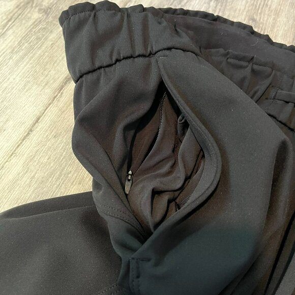 Lululemon Keep Moving Pant 7/8 High-Rise, Black Luxtreme, Size 12 - Picture 6 of 12